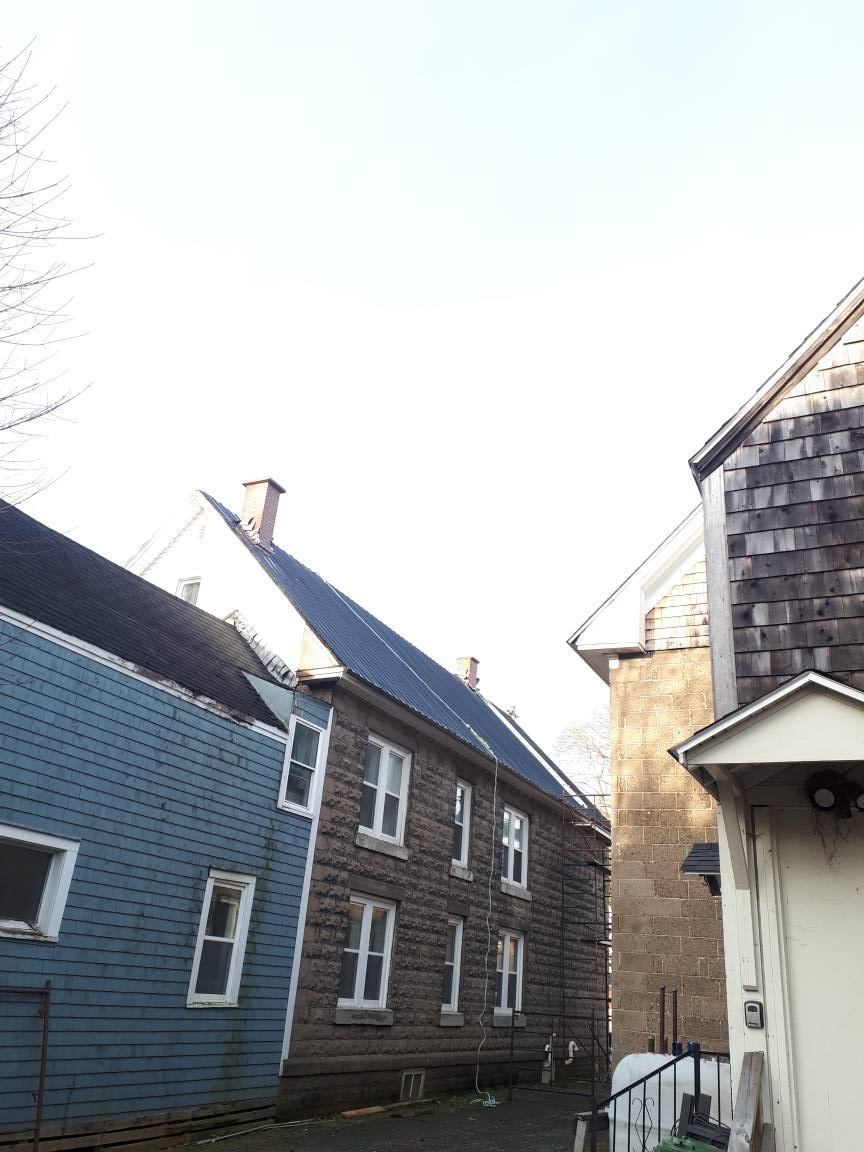 Completed roofing project